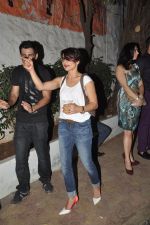 Adhuna Akhtar snapped outside Olive on 30th May 2014